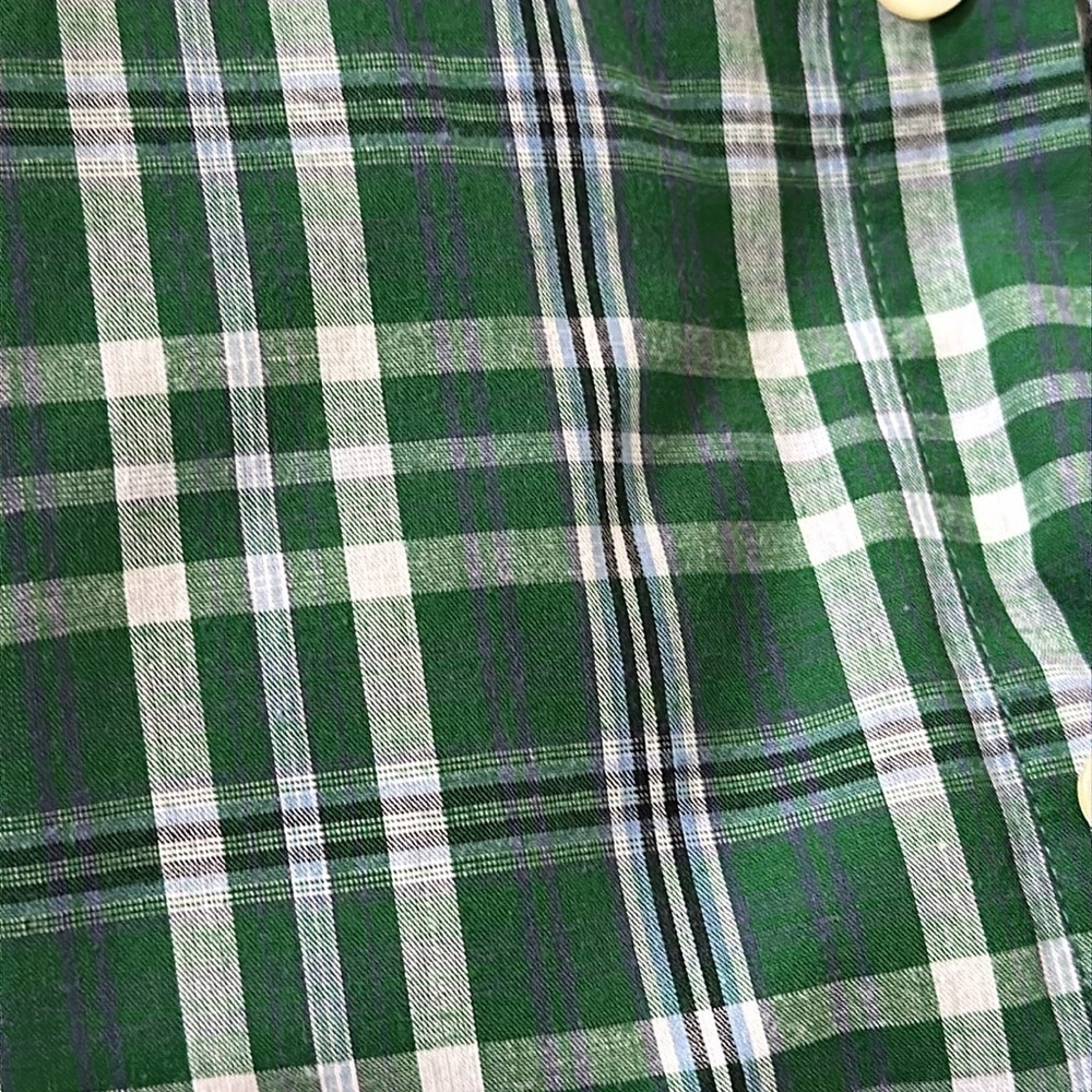 Narragansett Traders Men’s Plaid Short Sleeve Button Down Shirt Cotton XL - Picture 6 of 7
